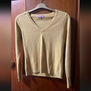 Chic Beige V-Neck Sweater